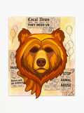 Bear Awareness Sticker