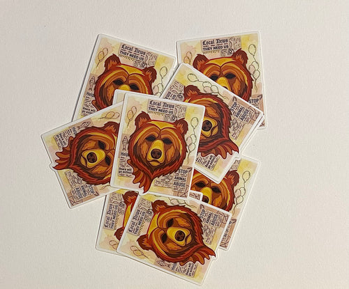 Bear Awareness Sticker
